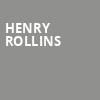 Henry Rollins, VBC Mars Music Hall, Huntsville